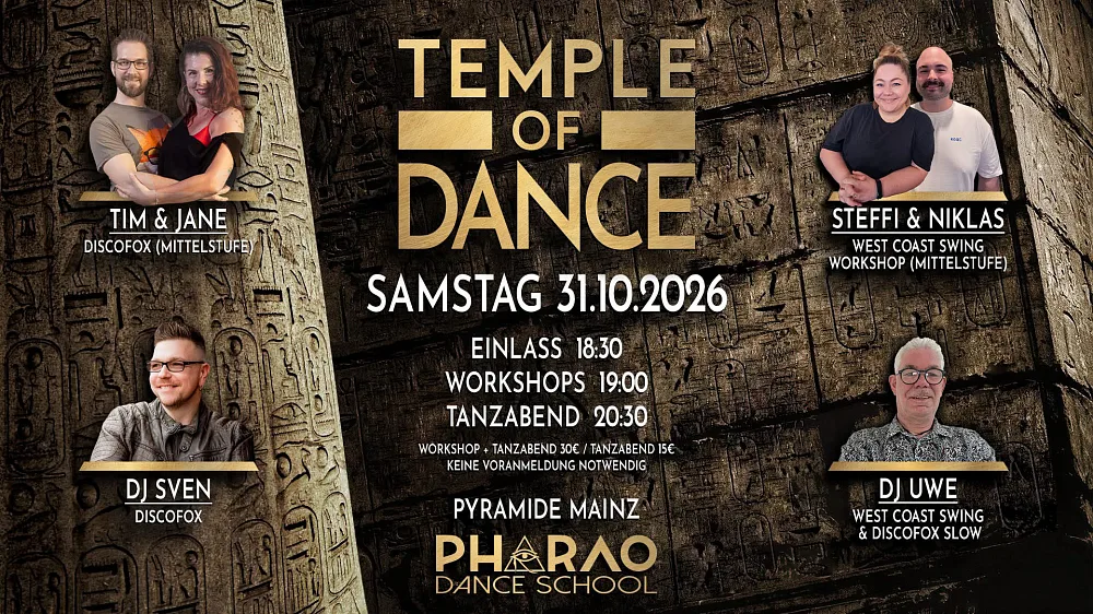 Location: Pyramide Mainz - Motto: Discofox und West Coast Swing