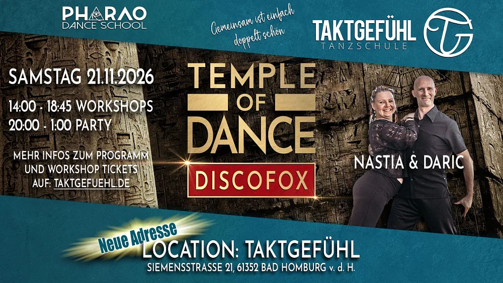 Location: Taktgefühl - Motto: Discofox Tanzparty