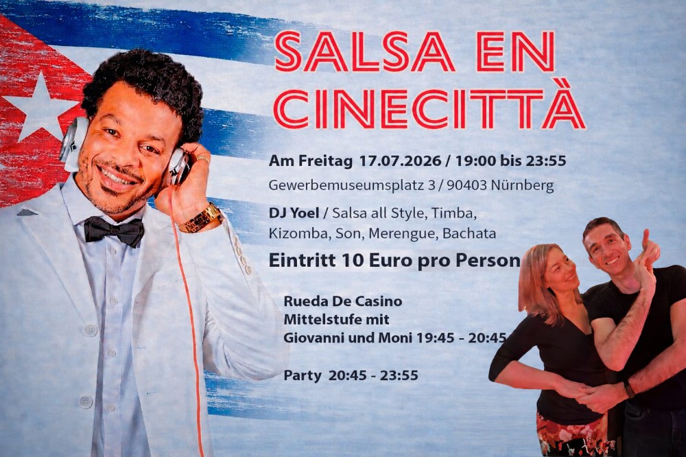 Location: Cinecitta Multiplexkino - Motto: Salsa en Cinecitta Freitagsspezial